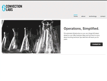 Tablet Screenshot of convectionlabs.com